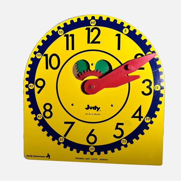 Judy Other Original Judy Clock Large Wooden Teach Time Vintage